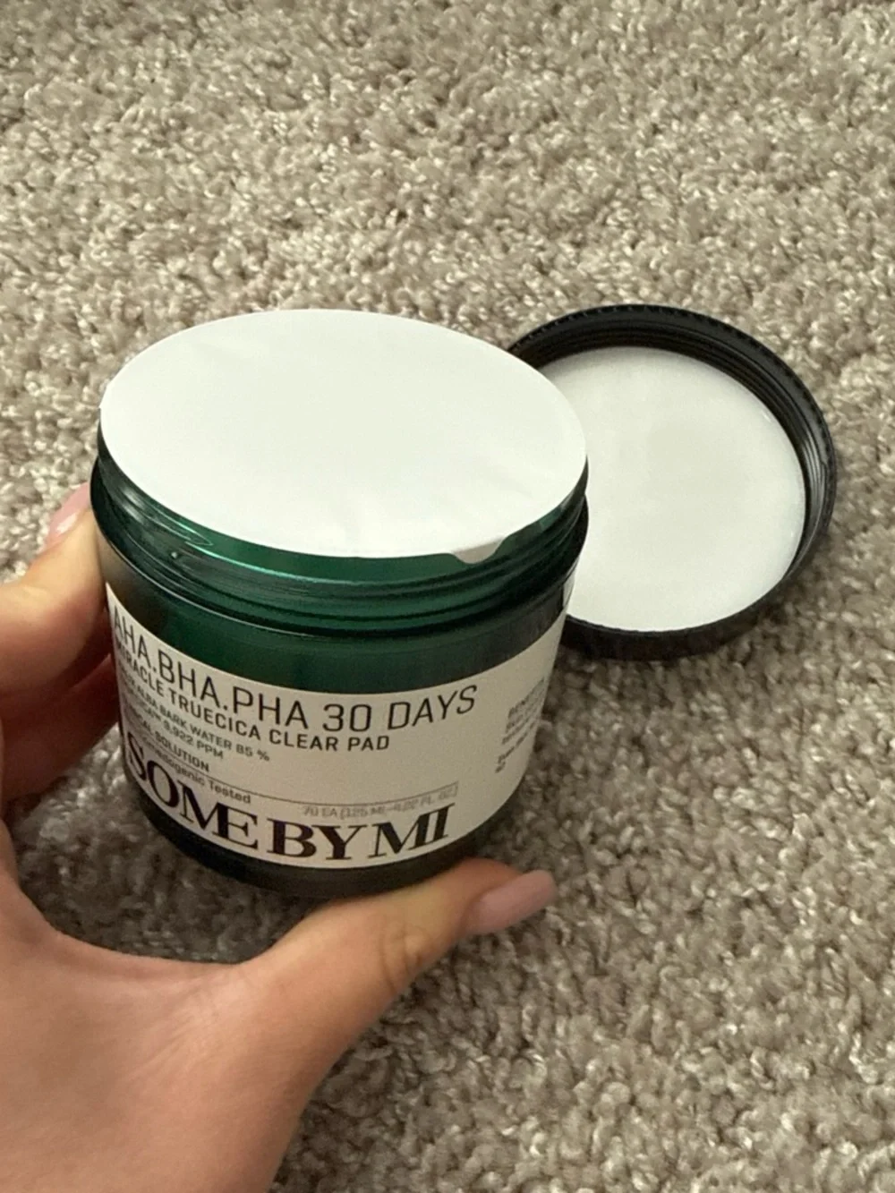 AHA.BHA.PHA 30 Days Miracle Truecica Clear Pads - Green
